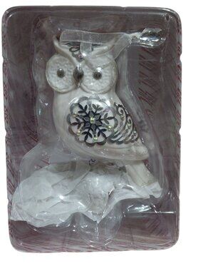 Hallmark Keepsake Winter White Owl Limited Edition Ornament NOB